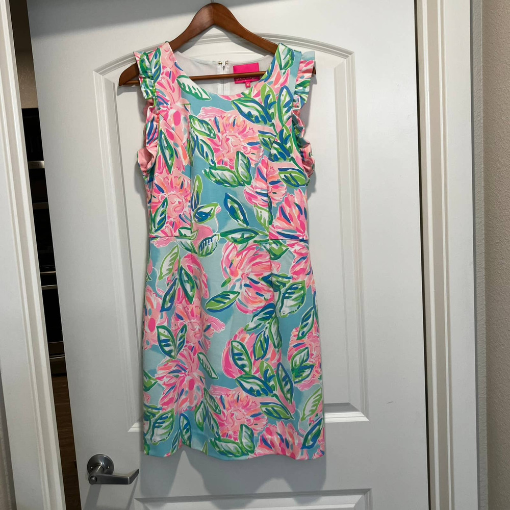 Lilly Pulitzer Kailee Stretch Ruffle Shift